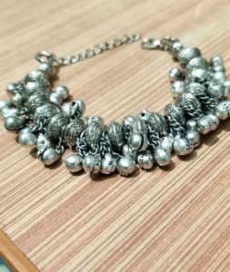 Oxidised Ghungroo Kada