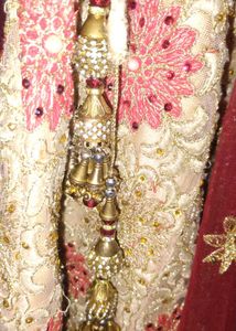 Heavy Red&amp;Gold Lehenga Dupatta