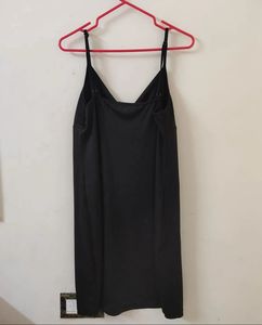 v neck black mini maxi dress