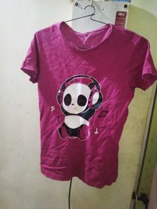 Cute Panda Music T-Shirt