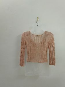 PEARLS CROCHET CROP JACKETS