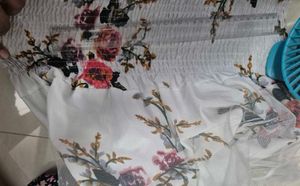 Floral Print Maxi Dress with Tulle Skirt