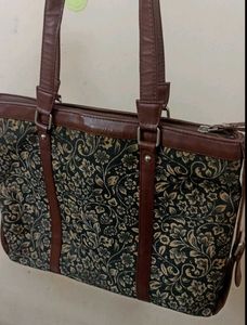Stylish Floral Print Tote Bag