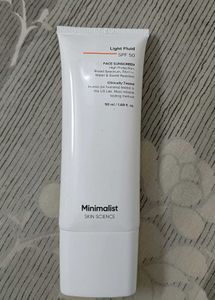 Minimalist Light Fluid SPF 50 Face Sunscreen