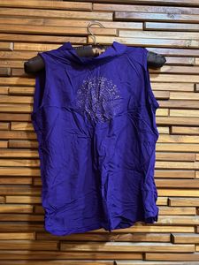 Purple Sleeveless Top