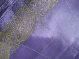 Bright Lavender Silk Saree