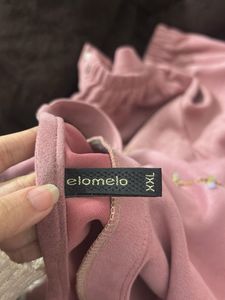 Elegant Pink Floral Embellished Kurta Set
