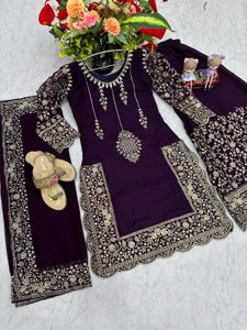 Your Demand on Partywear Suit Plazzo in New Design