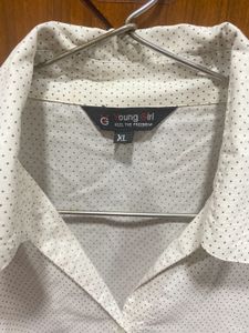 White Patterned Shirt