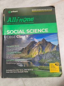 Arihant All in One Social Science CBSE Class X