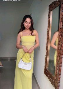 Yellow Sleeveless co-ord set
