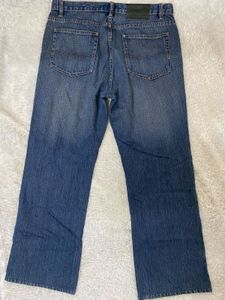Unisex Blue Wash Denim Jeans