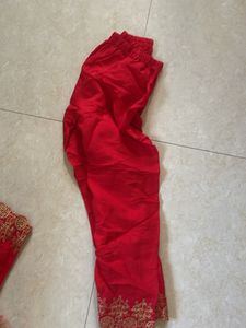 red anarkali set i will give you in less