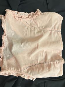 Cute Pink Ruffled Top