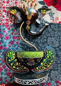 The Spiritual Iron Ganesh T-Light Candle Holder
