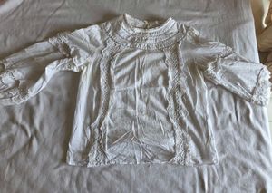 Elegant White Embroidered Top