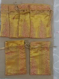 Set of 6 Decorative Pouches / Potlis for Gifting l