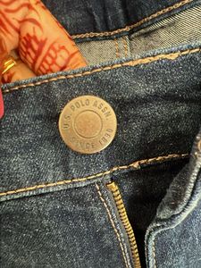 USPA Classic Blue Denim Jeans- skinny fit 34inch