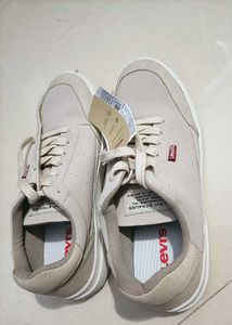 Levi's Beige Suede Sneakers