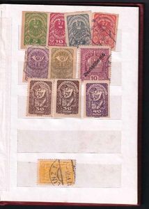 Austria old collection in small stockbook/album