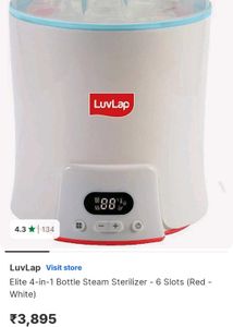 LuvLap Baby Bottle Sterilizer