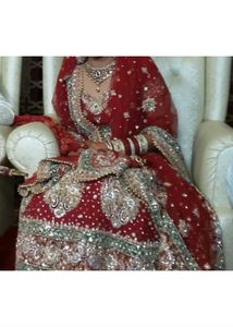 Exquisite Embroidered Maroon Anarkali