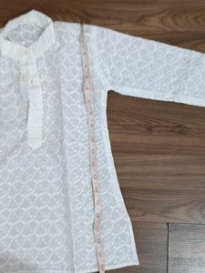 Kids White Kurta