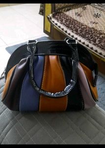 Stylish Colorblock Handbag