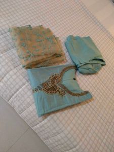 Elegant Teal Kurta Set with Dupatta