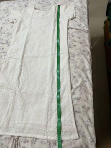 chikankari  pure cotton kurta