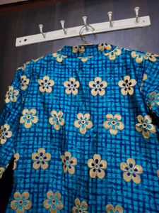 Floral Print Kurta with Salwar