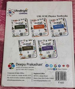 ICSE UltraBright Learning Physics Book - Grade 8