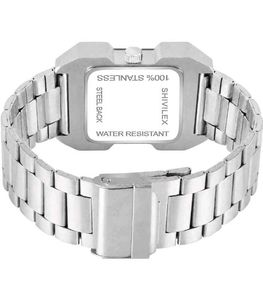 Stylish Men's Silver Quartz Watch