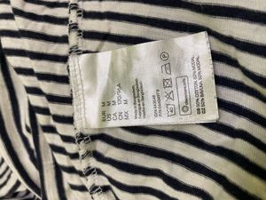 H&amp;M Striped Wrap Dress
