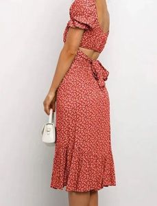 🛑PRICE DROPPED🛑Red Floral Two-Piece Set