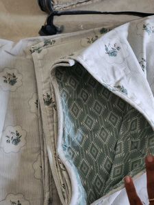 Floral Print Reversible Quilt