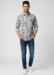 Pirates Long Sleeve Casual Shirt