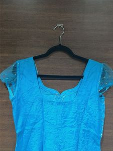 Blue Embroidered Kurta Set