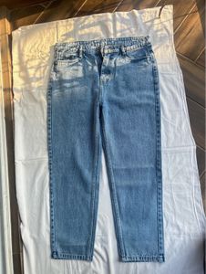 High Waist New With Tag Mom Fit Denim Jeans