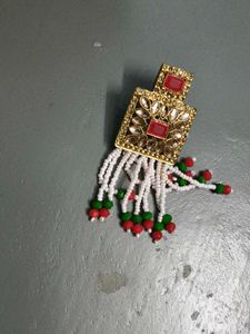 Indian Beaded Necklace &amp; Earring Set