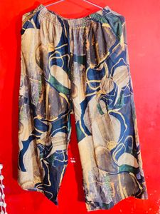 Abstract Print Palazzo Pants