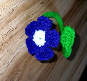 Handmade Crochet Flower Bracelet