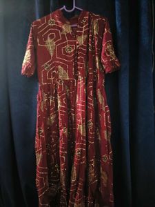Elegant Maroon Dress