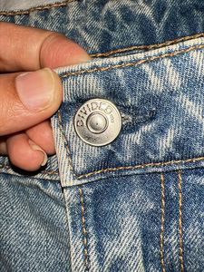 H&amp;M Womens Blue Wash Denim Jeans