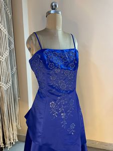 Blue Embellished Dress