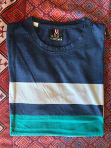 Men's Striped Crew Neck T-Shirt