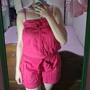 Cute Pink Jumpsuit