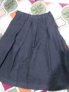 Pleated Midi Skirt