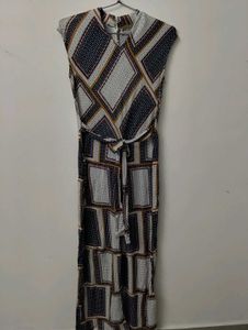 Stylish Geometric Print Jumpsuit