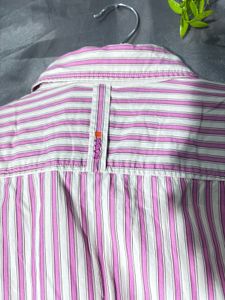 HUGO BOSS  Pink Striped Button-Down Shirt